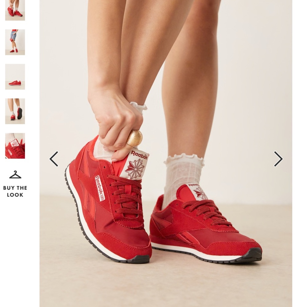 Reebok Women's Classic AZ Sneakers in Red Sz 9